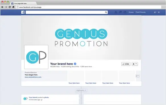 social facebook screen genius promotion